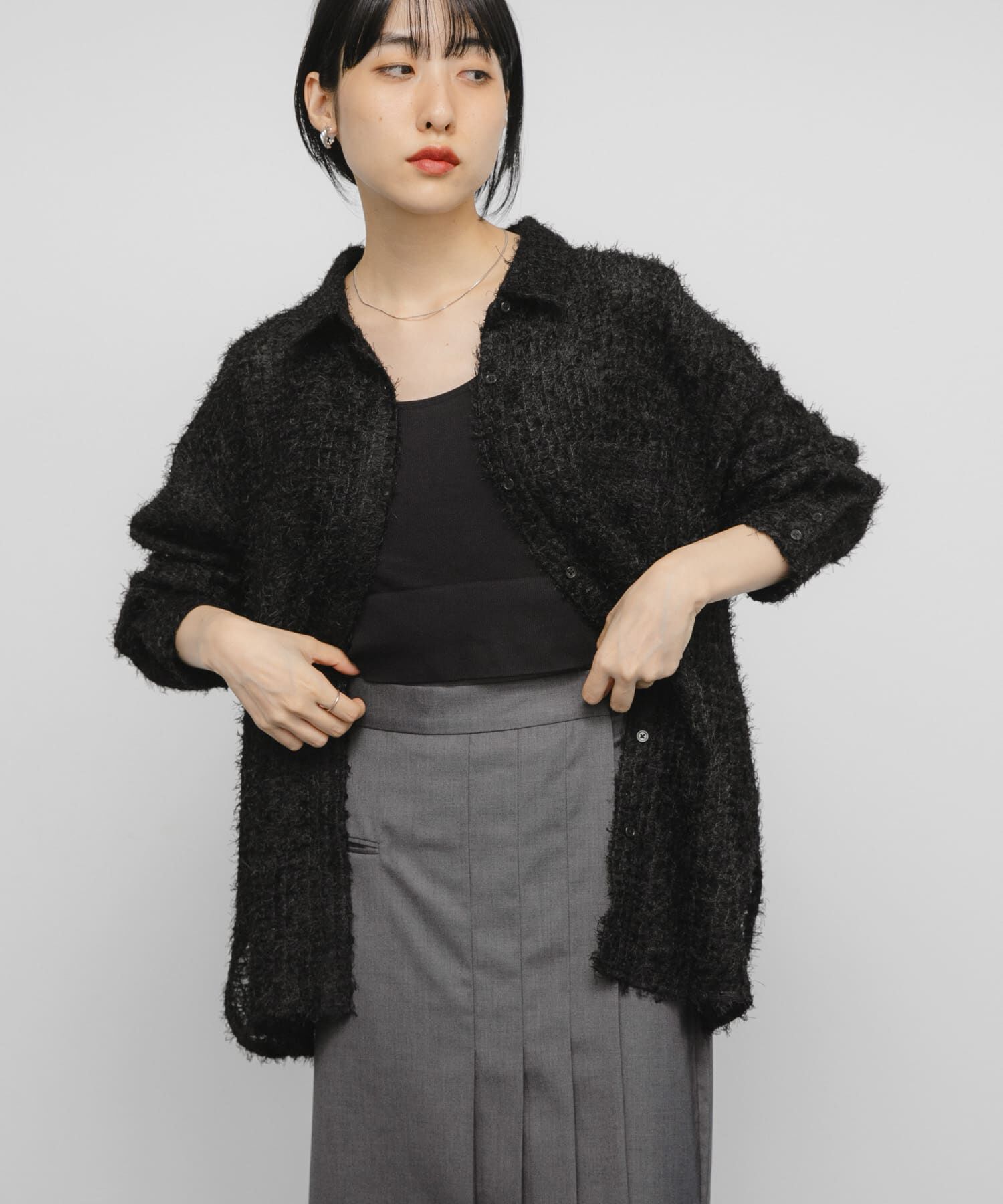  「フェザーロングシャツ」|シャツ・ブラウス|