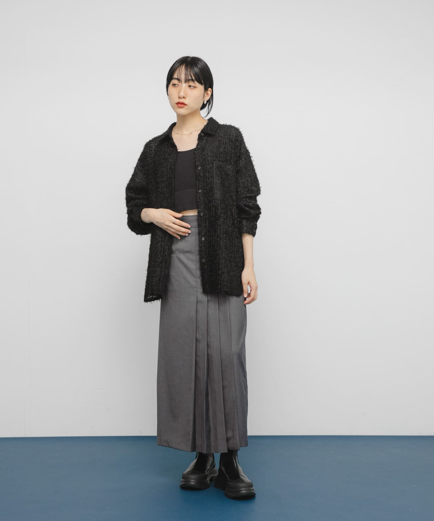  「フェザーロングシャツ」|シャツ・ブラウス|