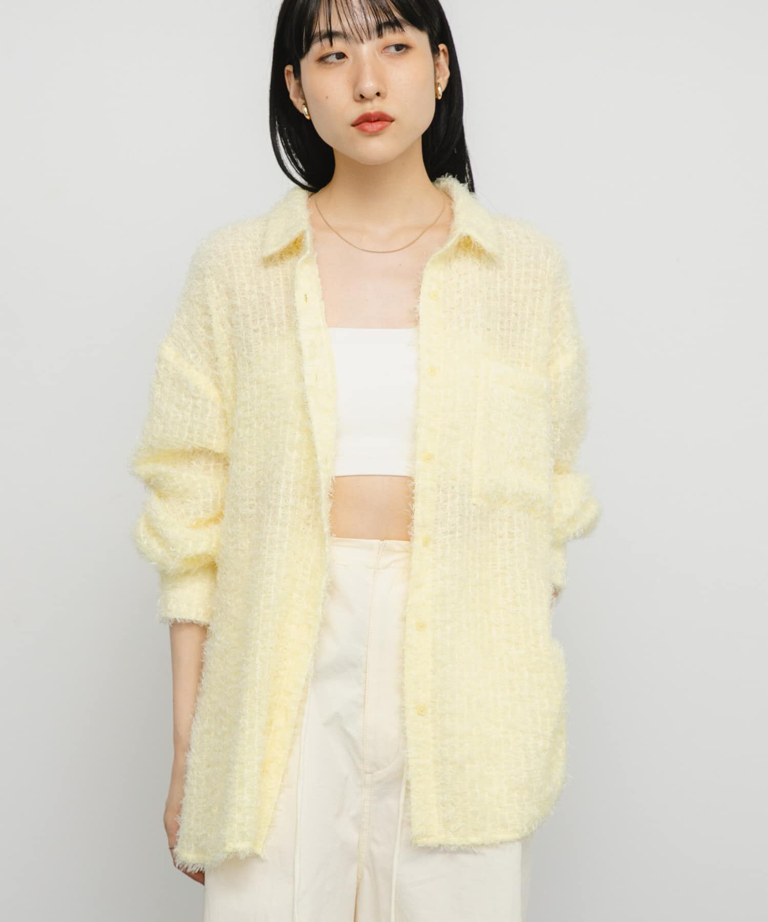  「フェザーロングシャツ」|シャツ・ブラウス|