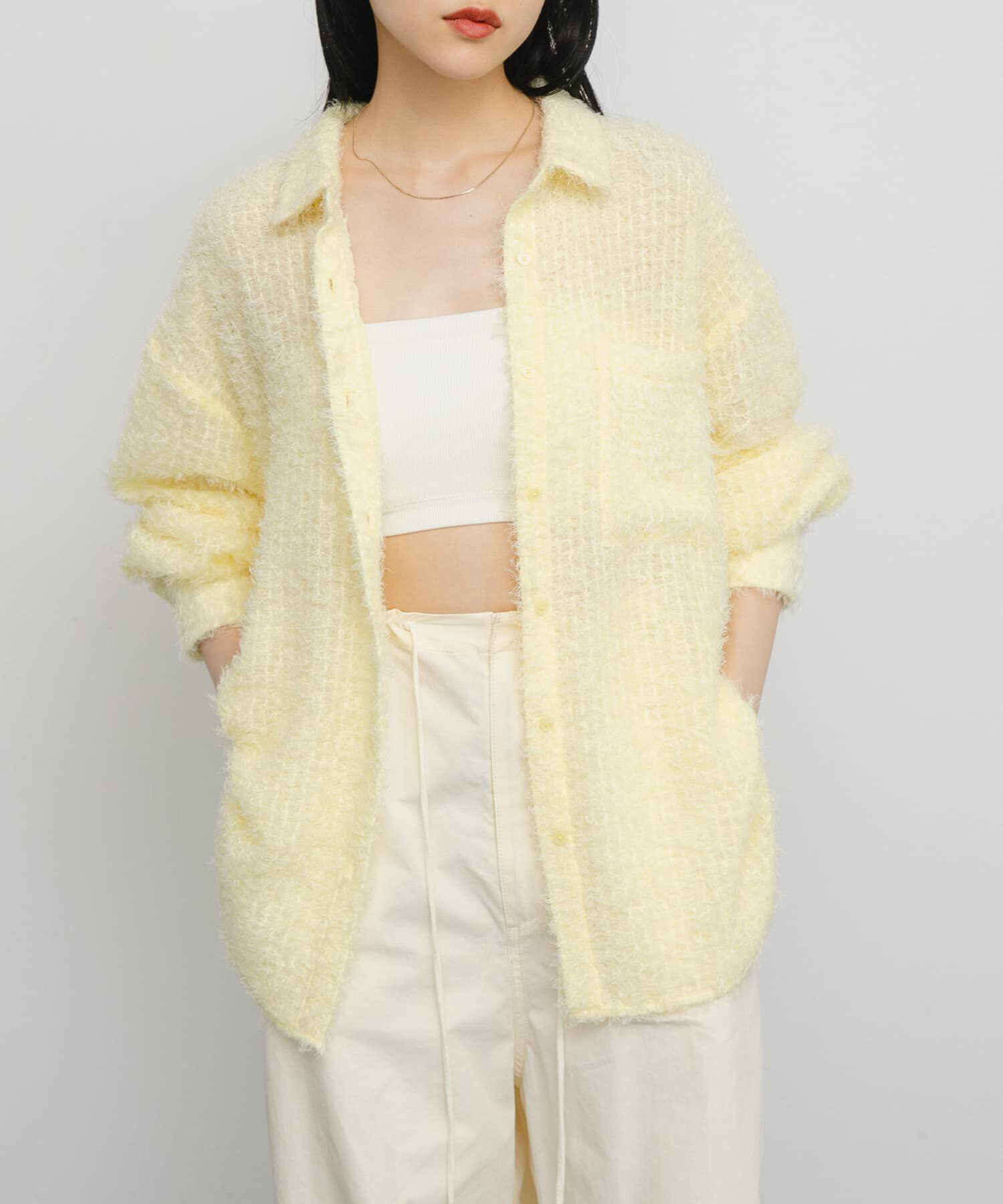  「フェザーロングシャツ」|シャツ・ブラウス|