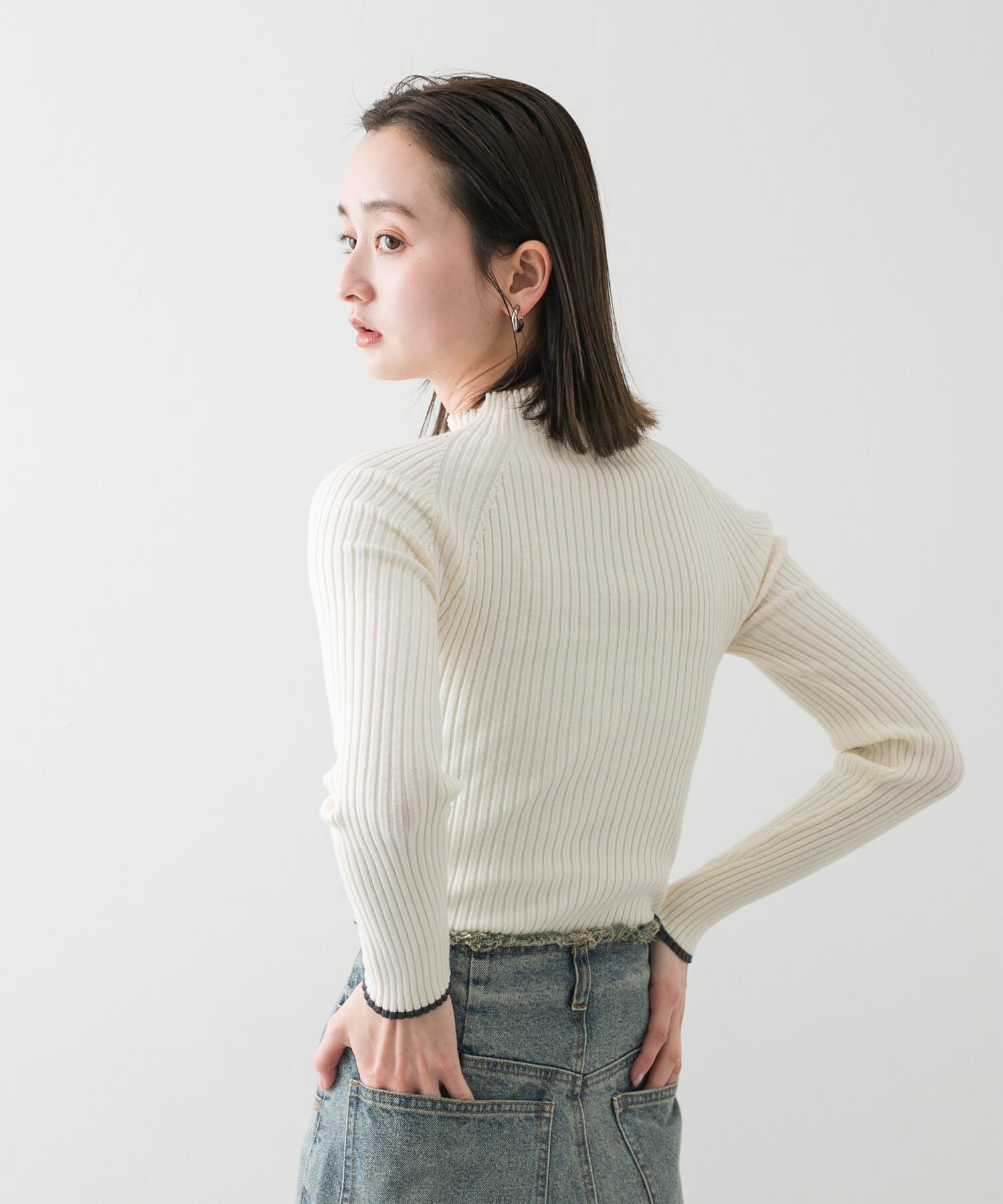 SENSE OF PLACE by URBAN RESEARCH「プチハイネックセーター」|ニット・セーター|