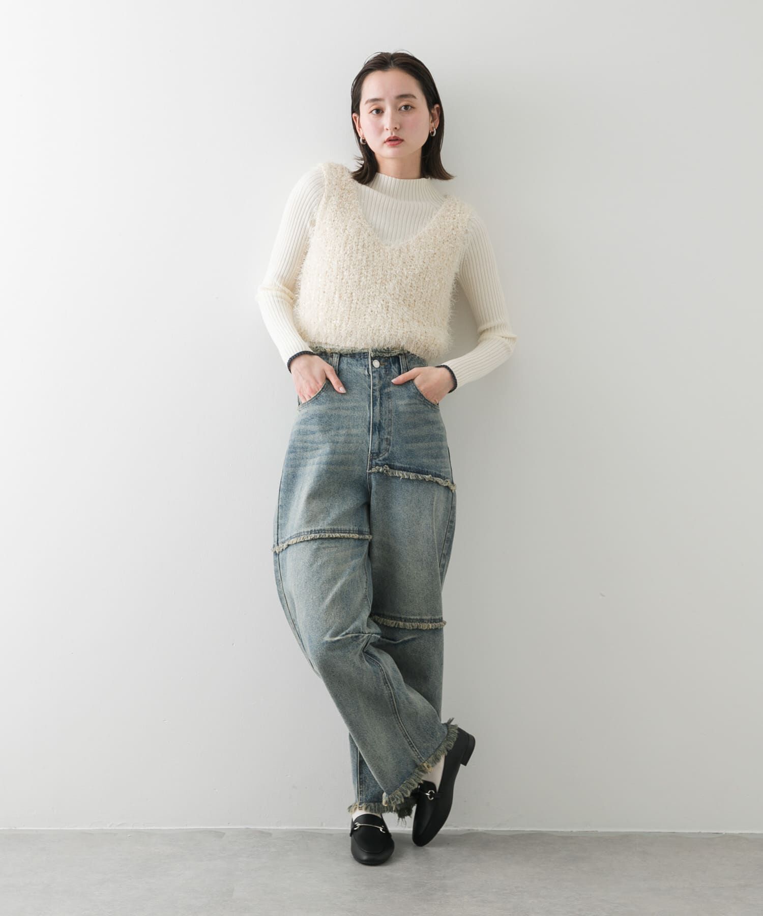 SENSE OF PLACE by URBAN RESEARCH「プチハイネックセーター」|ニット・セーター|