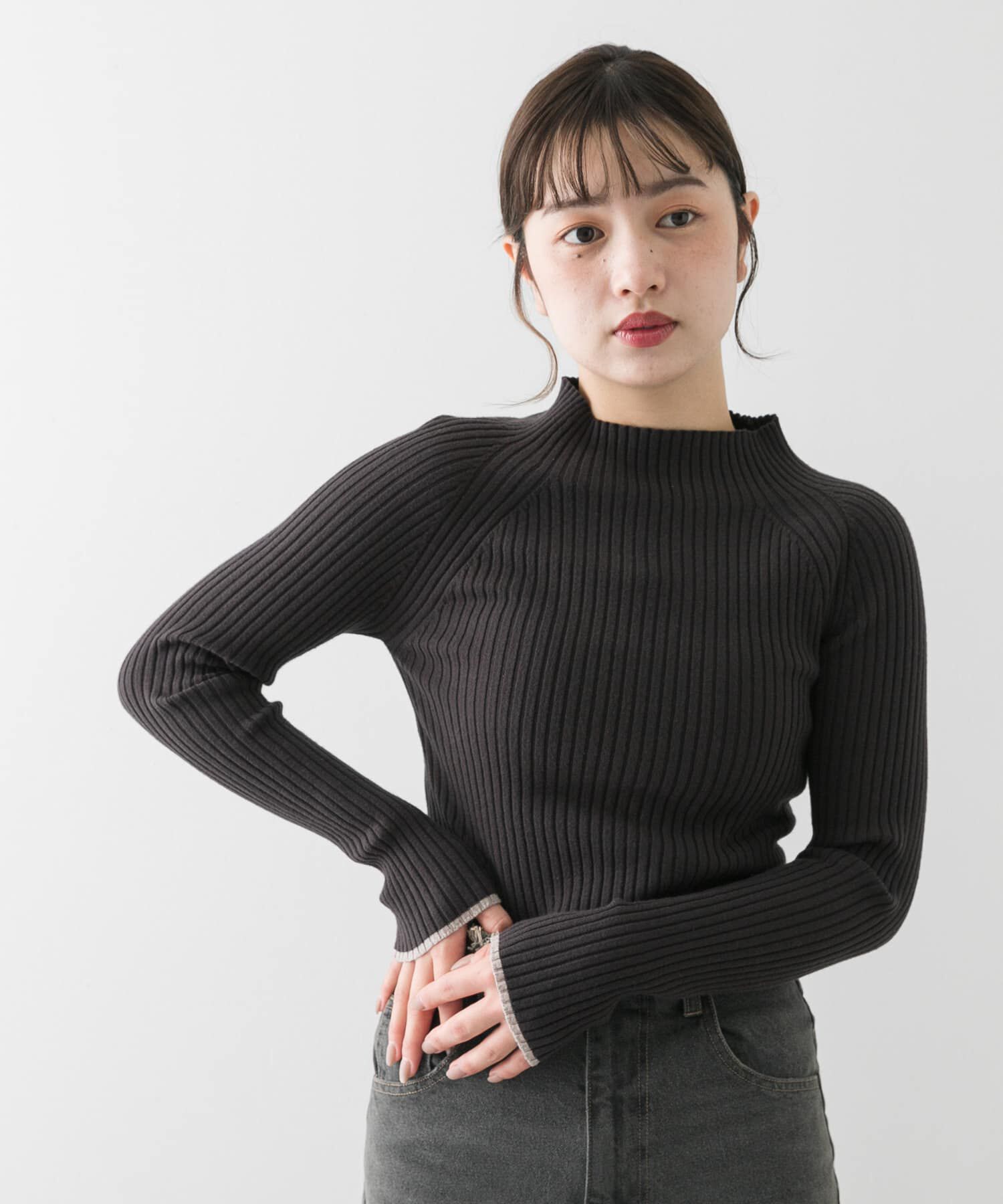 SENSE OF PLACE by URBAN RESEARCH「プチハイネックセーター」|ニット・セーター|