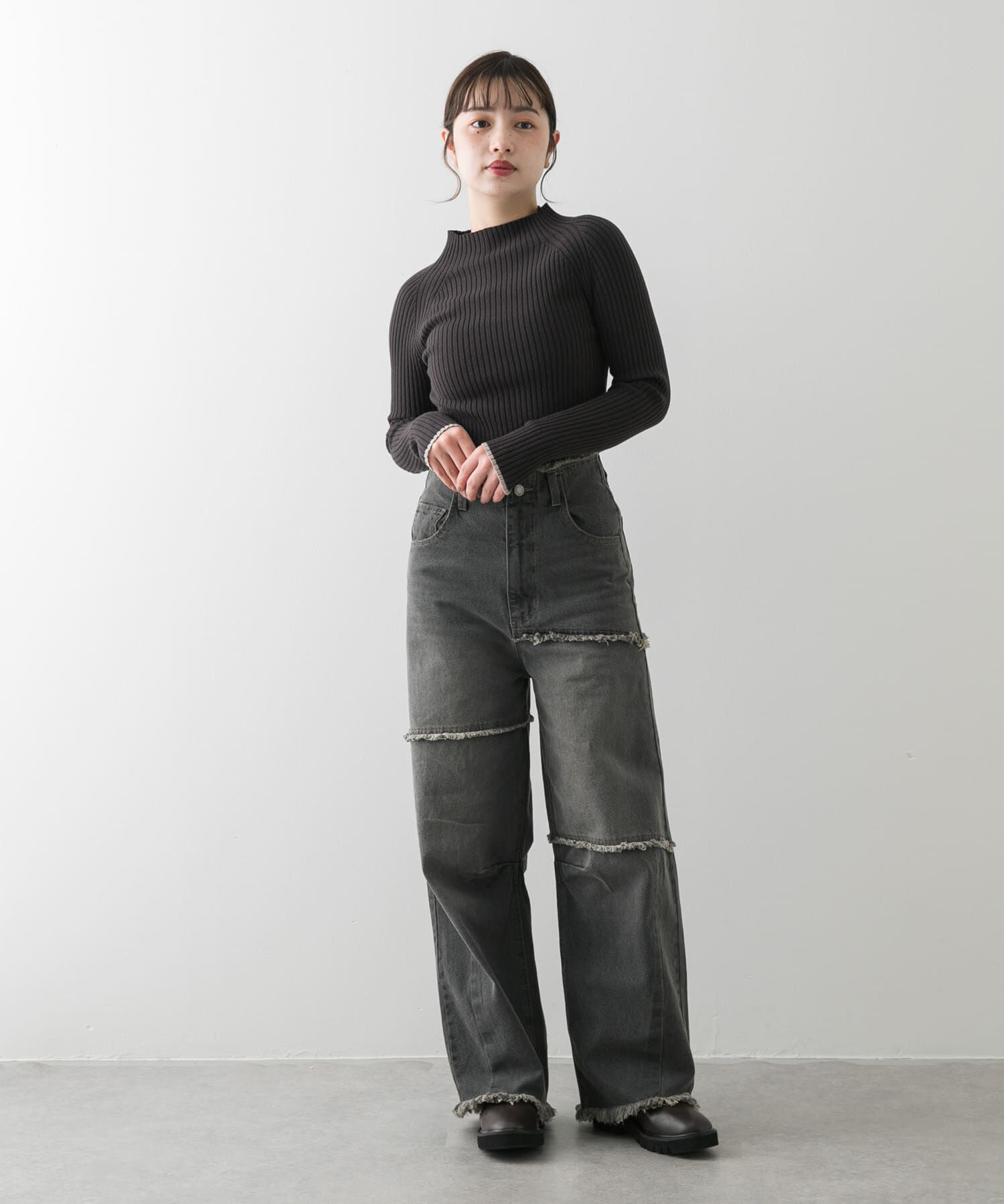 SENSE OF PLACE by URBAN RESEARCH「プチハイネックセーター」|ニット・セーター|