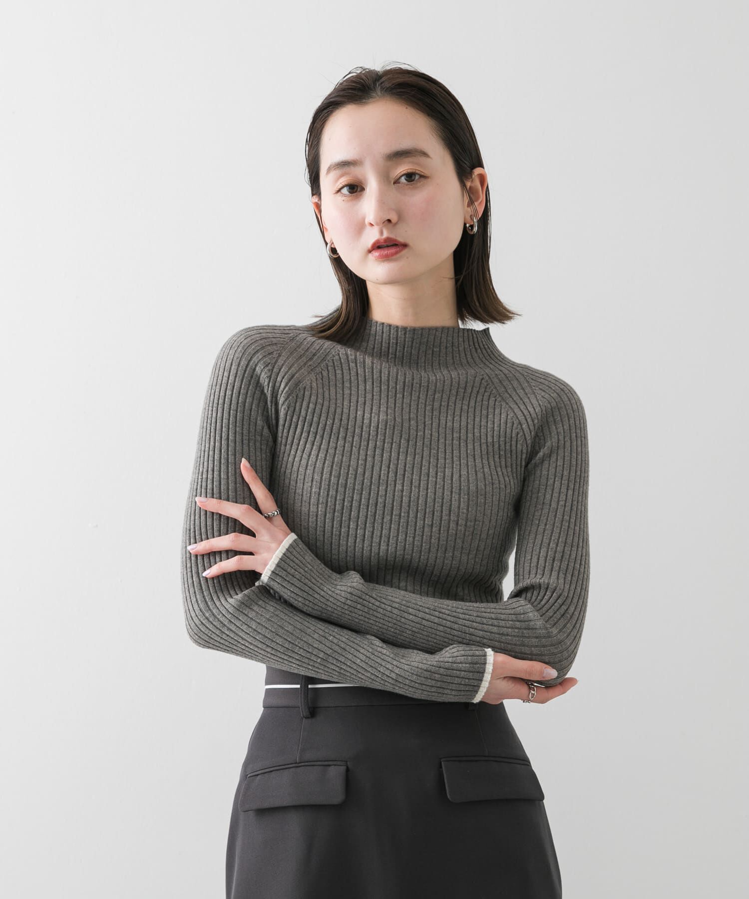 SENSE OF PLACE by URBAN RESEARCH「プチハイネックセーター」|ニット・セーター|