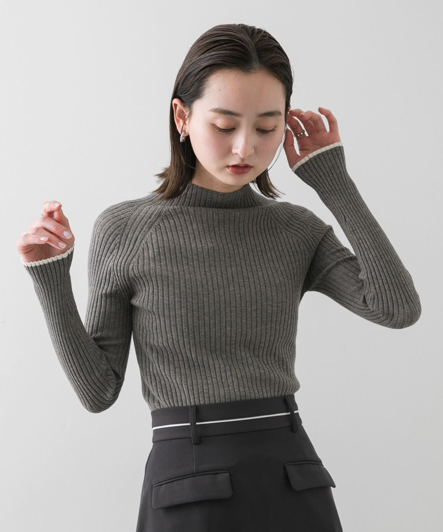 SENSE OF PLACE by URBAN RESEARCH「プチハイネックセーター」|ニット・セーター|