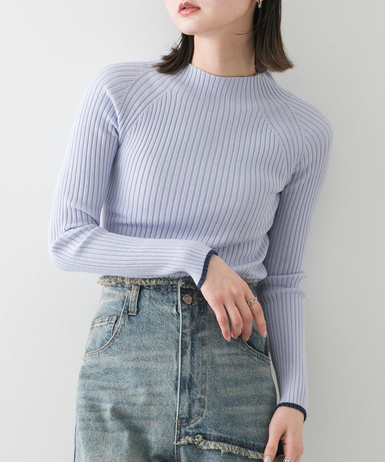 SENSE OF PLACE by URBAN RESEARCH「プチハイネックセーター」|ニット・セーター|パープル系その他