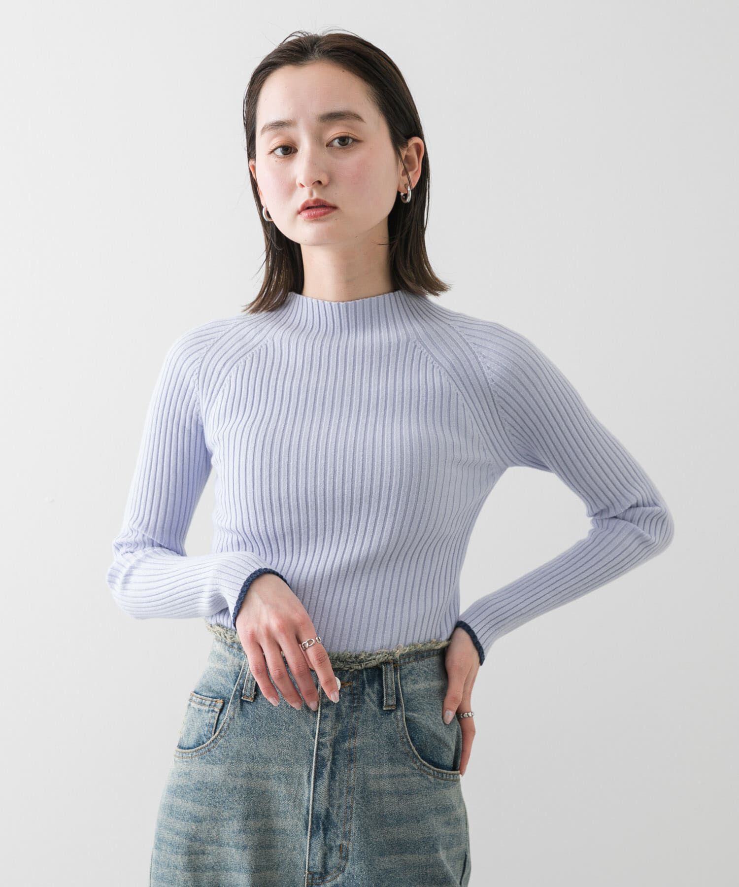 SENSE OF PLACE by URBAN RESEARCH「プチハイネックセーター」|ニット・セーター|