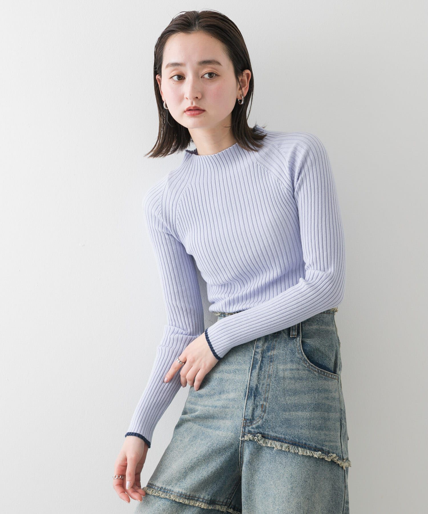 SENSE OF PLACE by URBAN RESEARCH「プチハイネックセーター」|ニット・セーター|