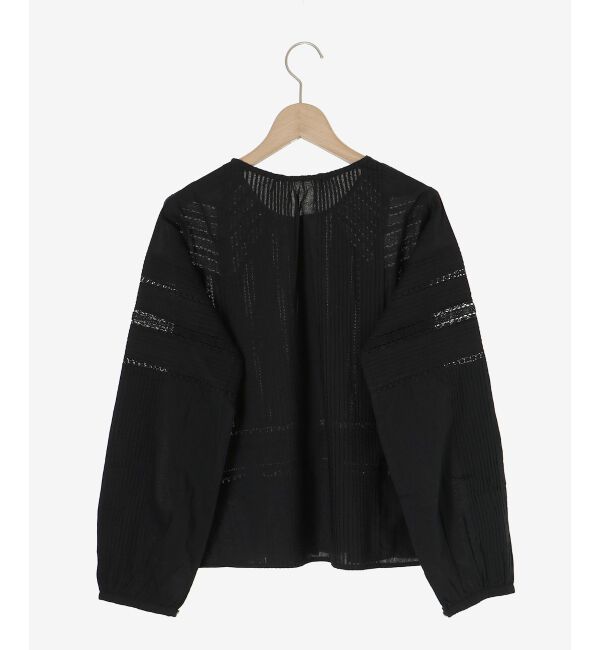 le.coeur blanc「Fanaka リバーレース切替ブラウス」|シャツ・ブラウス|