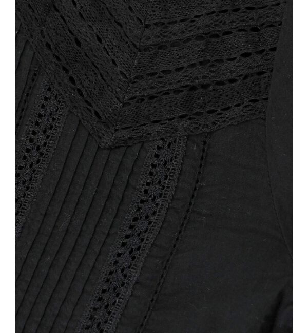 le.coeur blanc「Fanaka リバーレース切替ブラウス」|シャツ・ブラウス|