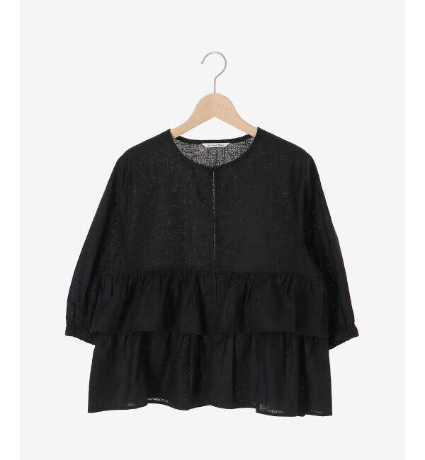 「《着映え◎》コットン麻フリルティアードジャケット」|その他|