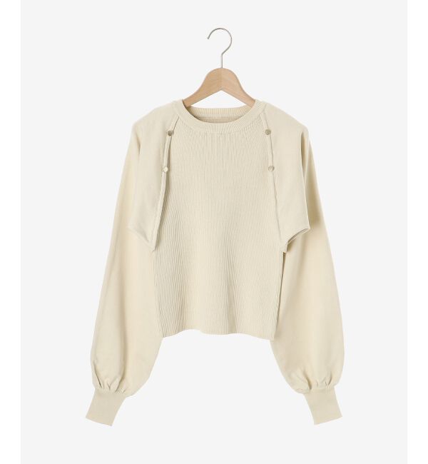 MAJESTICLEGON「3wayアームスリットニット」|ニット・セーター|