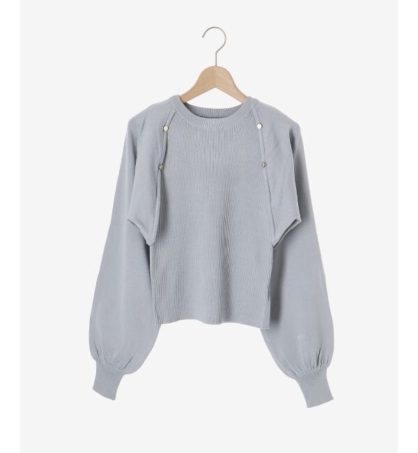 MAJESTICLEGON「3wayアームスリットニット」|ニット・セーター|