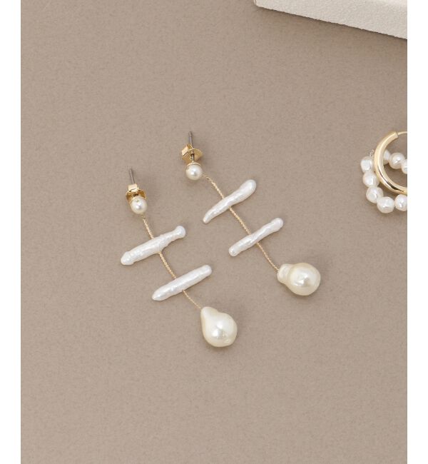 MAJESTICLEGON「ニュアンスパールピアス」|ピアス|柄Ｃ