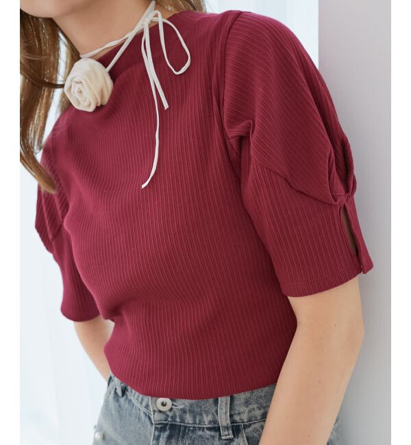  「タックスリーブトップス」|Tシャツ・カットソー|