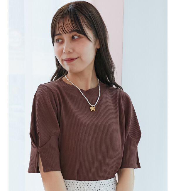  「タックスリーブトップス」|Tシャツ・カットソー|