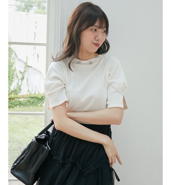  「タックスリーブトップス」|Tシャツ・カットソー|