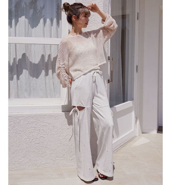  「キラキラメッシュニット」|ニット・セーター|