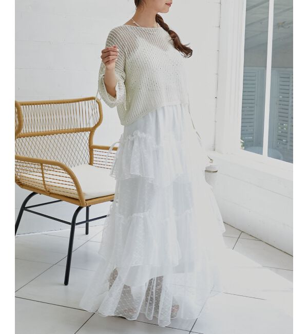  「キラキラメッシュニット」|ニット・セーター|