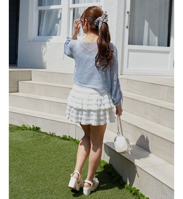  「キラキラメッシュニット」|ニット・セーター|