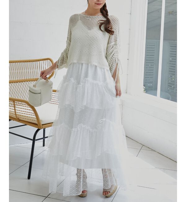  「キラキラメッシュニット」|ニット・セーター|