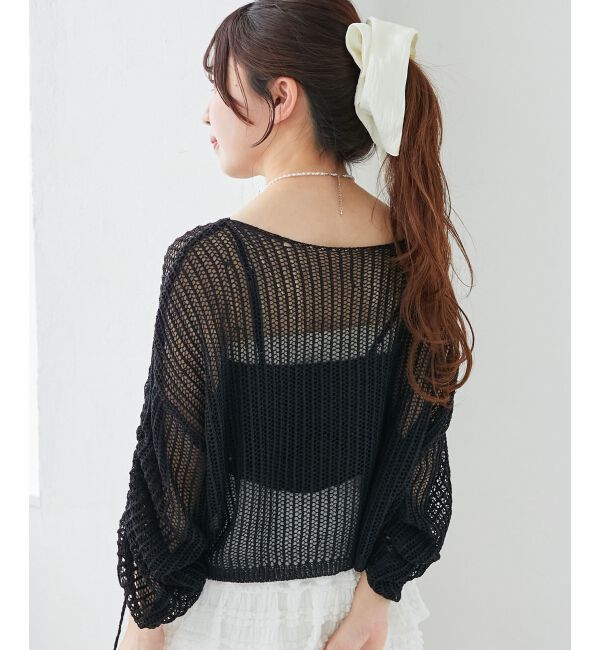  「キラキラメッシュニット」|ニット・セーター|