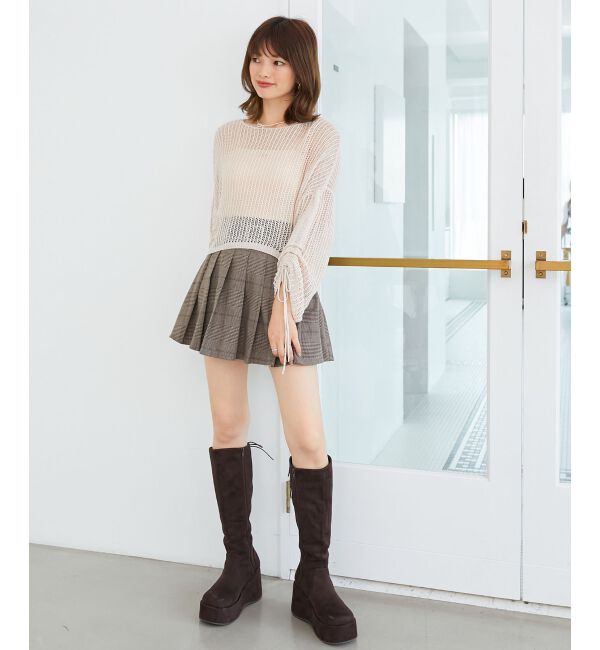  「キラキラメッシュニット」|ニット・セーター|