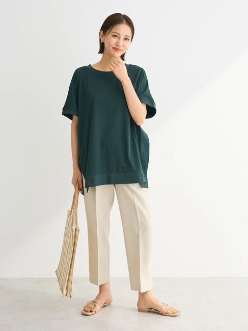 Green Parks「フレンチスリーブ脇ドッキングカットプルオーバー」|Tシャツ・カットソー|