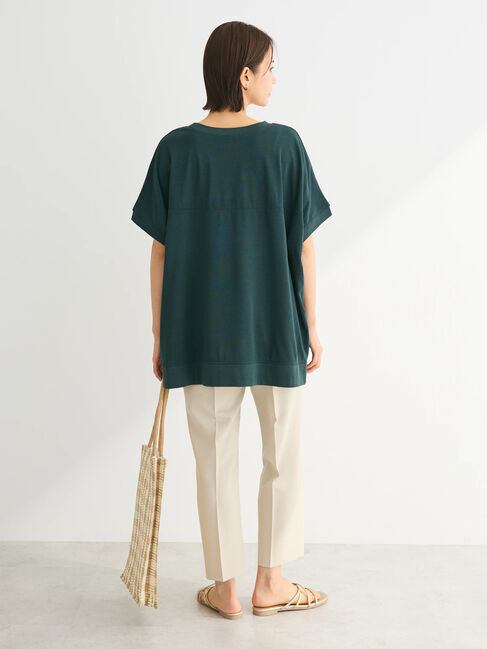 Green Parks「フレンチスリーブ脇ドッキングカットプルオーバー」|Tシャツ・カットソー|
