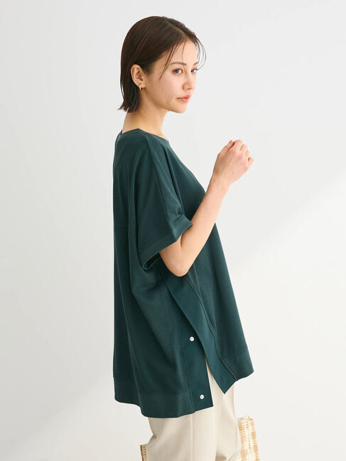 Green Parks「フレンチスリーブ脇ドッキングカットプルオーバー」|Tシャツ・カットソー|