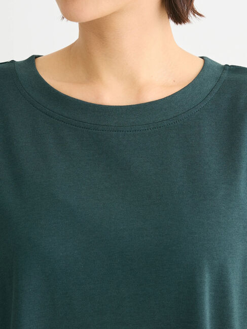 Green Parks「フレンチスリーブ脇ドッキングカットプルオーバー」|Tシャツ・カットソー|