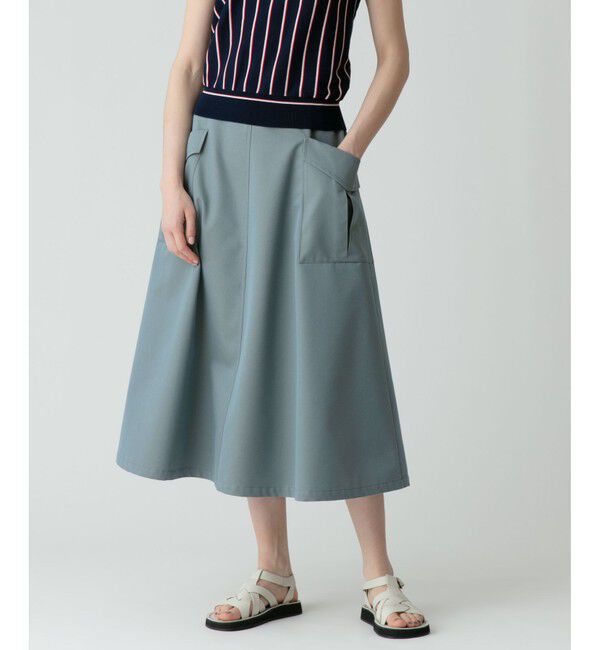 allureville「タスランワークフレアスカート」|スカート|