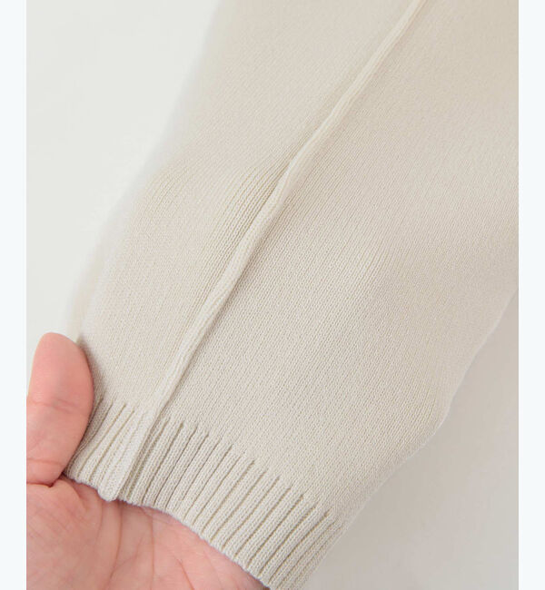 titivate「センターピンタックスリムニットパンツ」|スラックス|