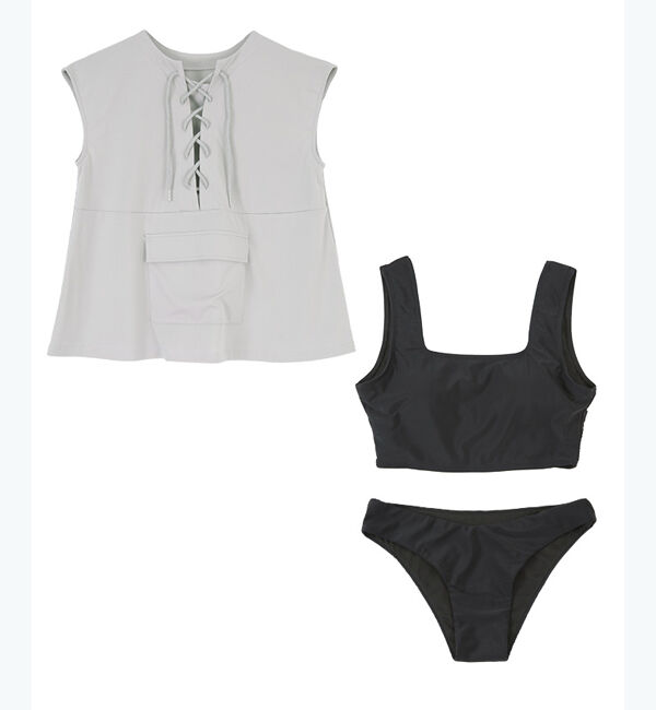 SEA DRESS「デザインタンクトップビキニ」|ビキニ|