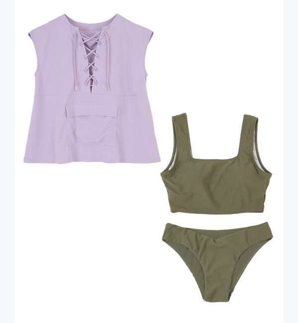 SEA DRESS「デザインタンクトップビキニ」|ビキニ|