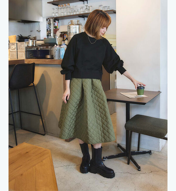 titivate「ショートスウェットプルオーバー」|スウェット・ジャージ|