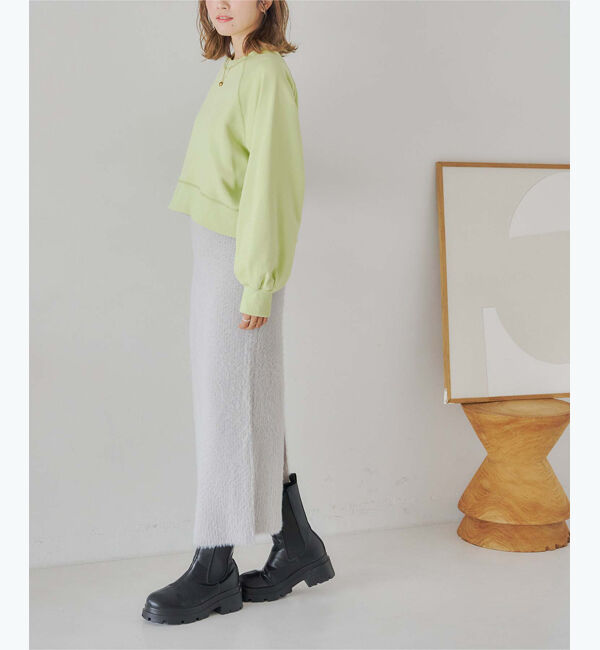 titivate「ショートスウェットプルオーバー」|スウェット・ジャージ|