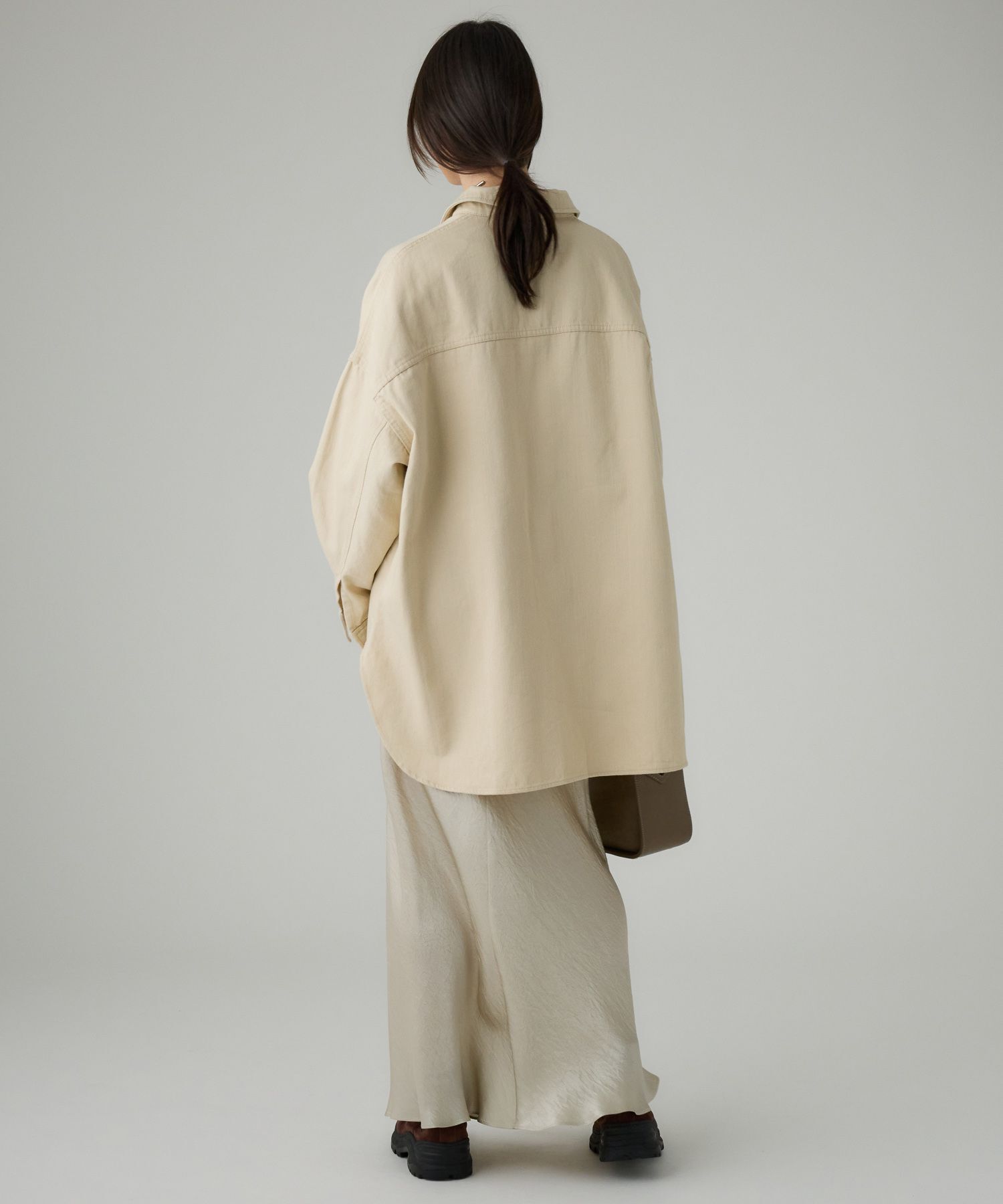 BABYLONE「デニムビッグシャツ」|シャツ・ブラウス|