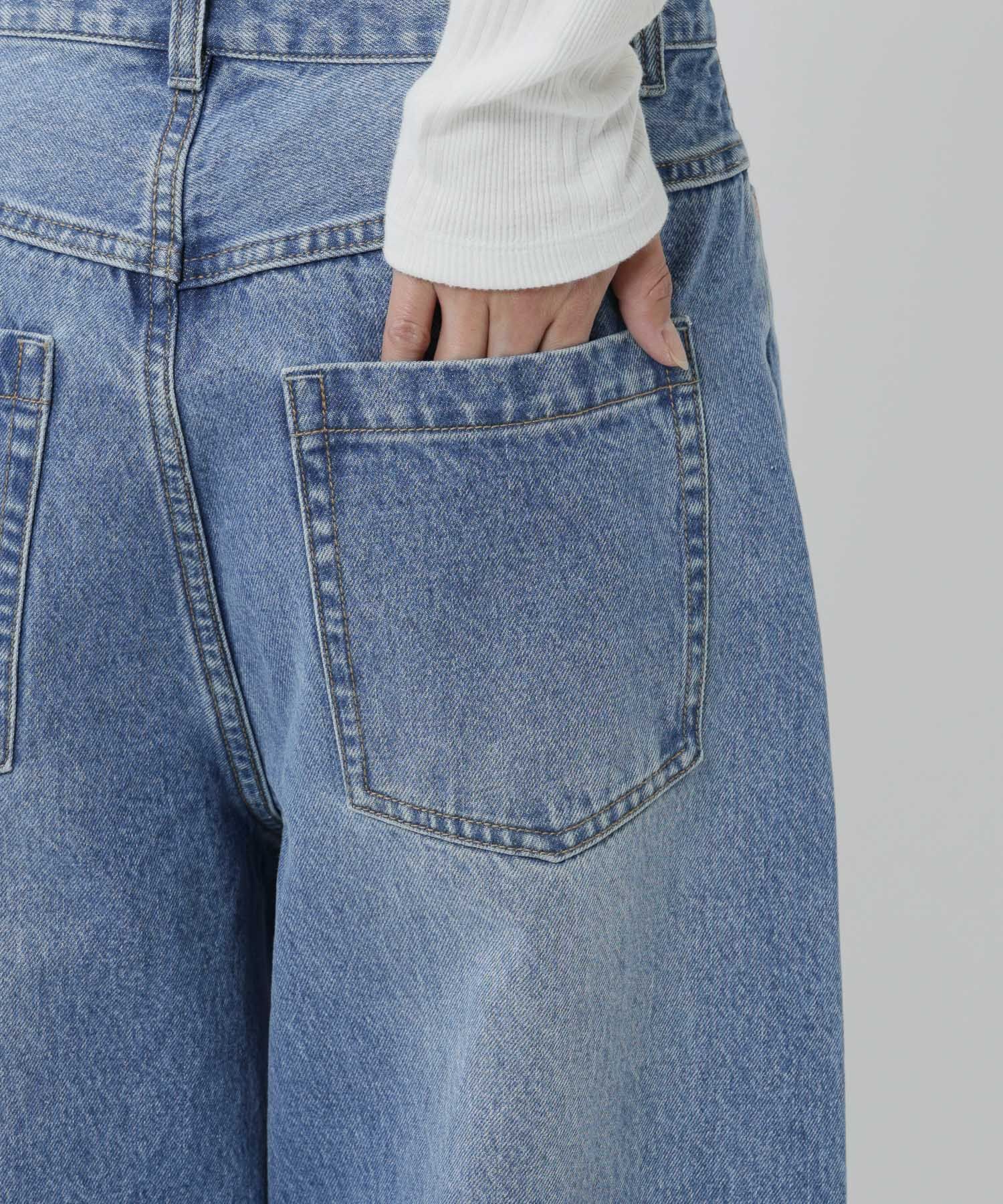 BABYLONE「ﾊﾞﾚﾙﾚｯｸﾞﾃﾞﾆﾑPT」|デニム|