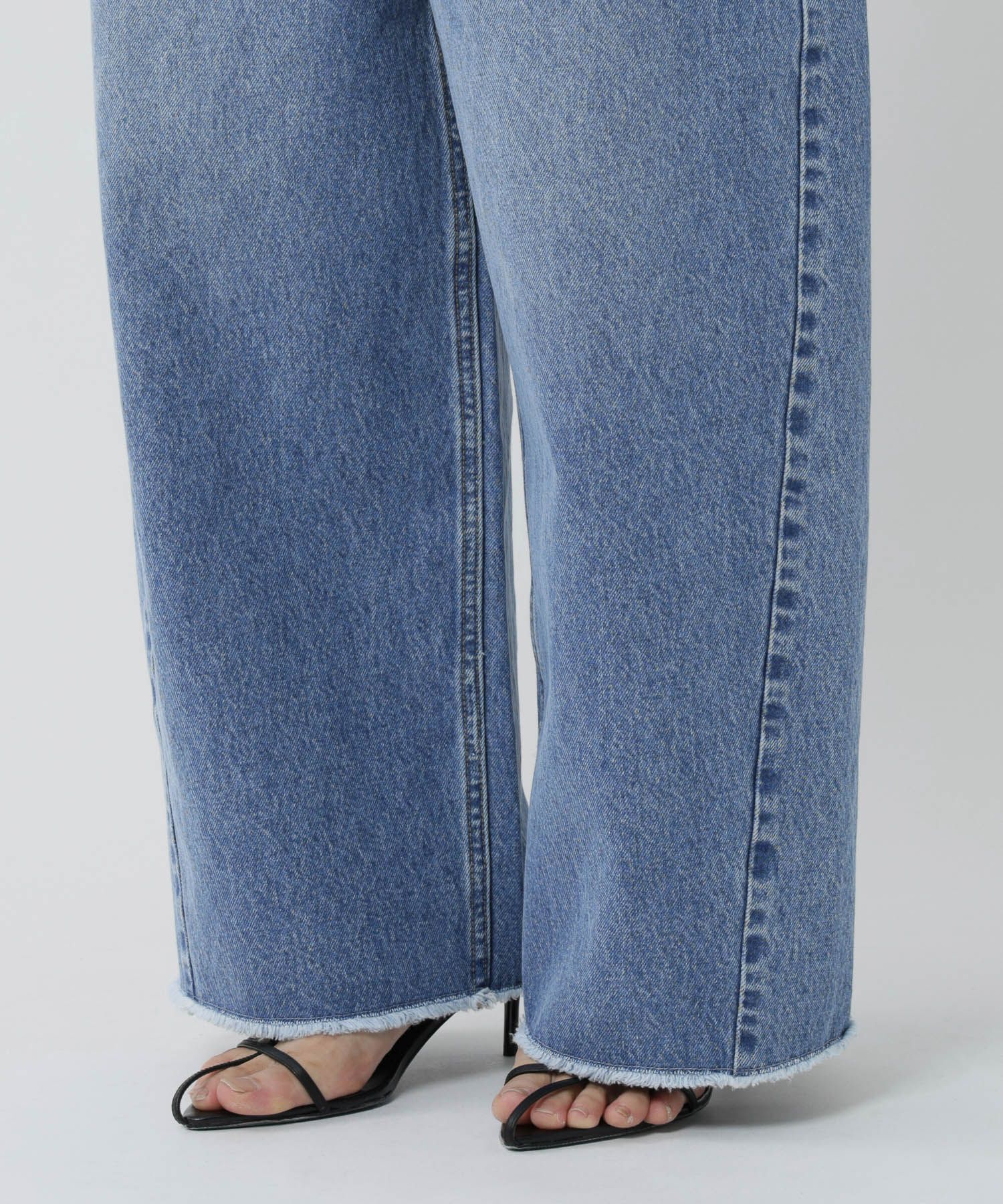 BABYLONE「ﾊﾞﾚﾙﾚｯｸﾞﾃﾞﾆﾑPT」|デニム|