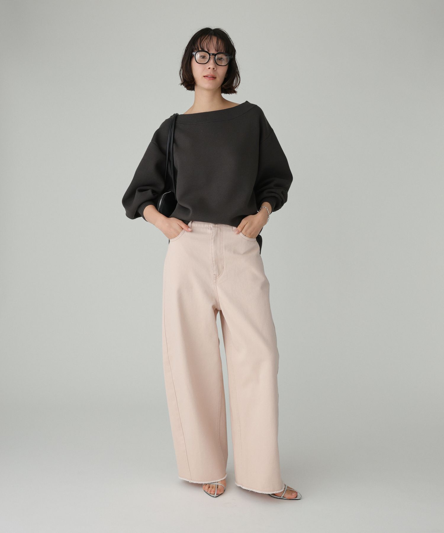 BABYLONE「スウェットライクニットプルオーバー」|ニット・セーター|