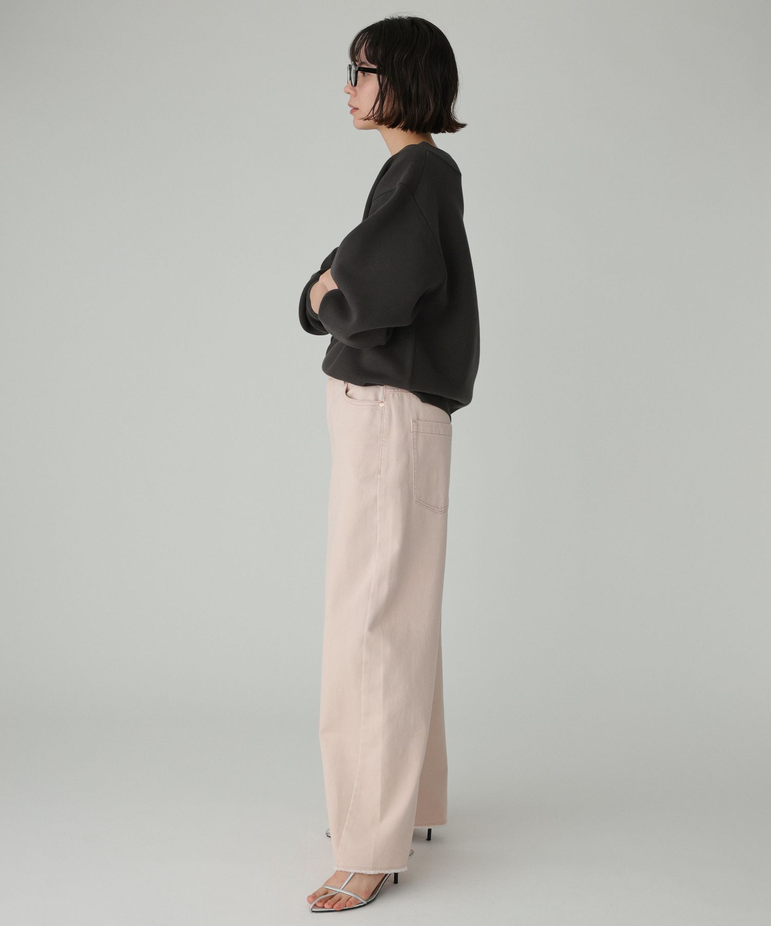 BABYLONE「スウェットライクニットプルオーバー」|ニット・セーター|