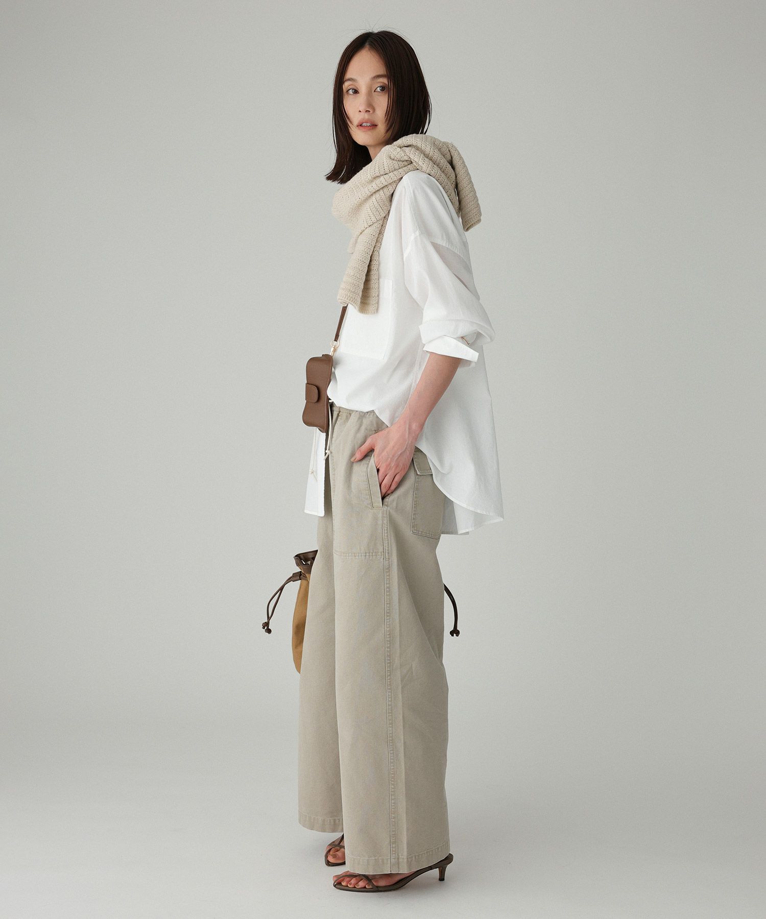 BABYLONE「コットンローンシャツ」|シャツ・ブラウス|