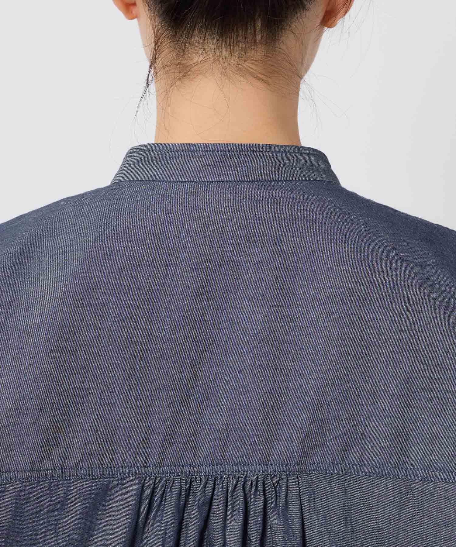 BABYLONE「ピンタックデニムシャツ」|シャツ・ブラウス|