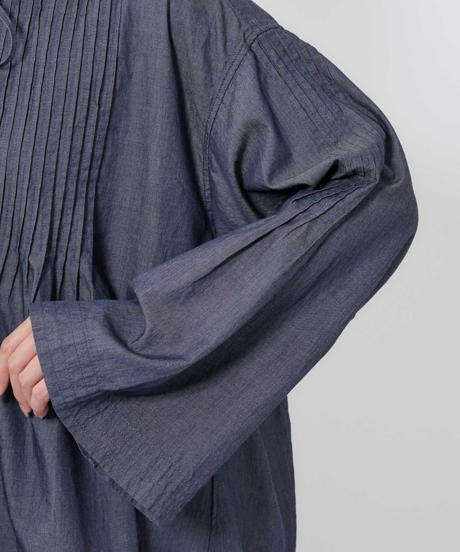 BABYLONE「ピンタックデニムシャツ」|シャツ・ブラウス|