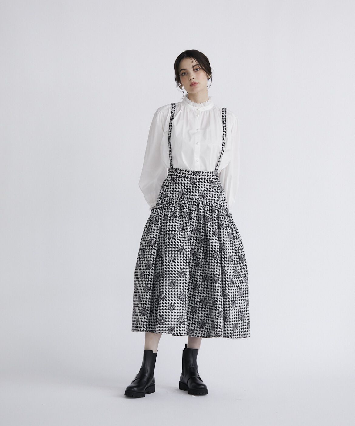 Maglie le cassetto「スタンドフリルボリュームブラウス」|シャツ・ブラウス|