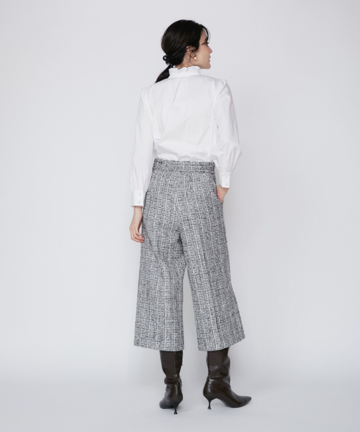 Maglie le cassetto「配色フリルブラウス」|シャツ・ブラウス|