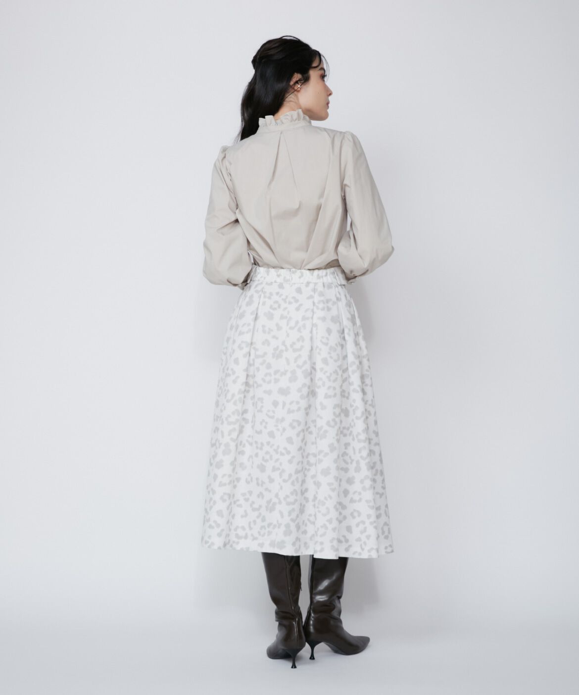 Maglie le cassetto「配色フリルブラウス」|シャツ・ブラウス|