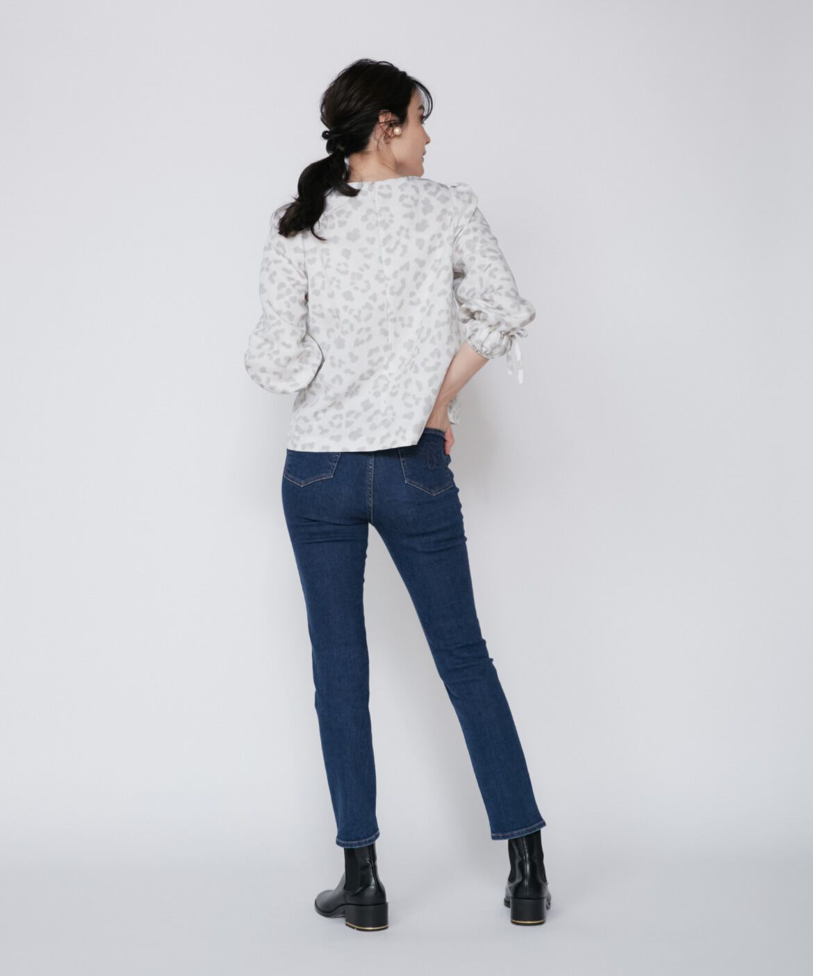 Maglie le cassetto「レオパードプリントブラウス」|シャツ・ブラウス|